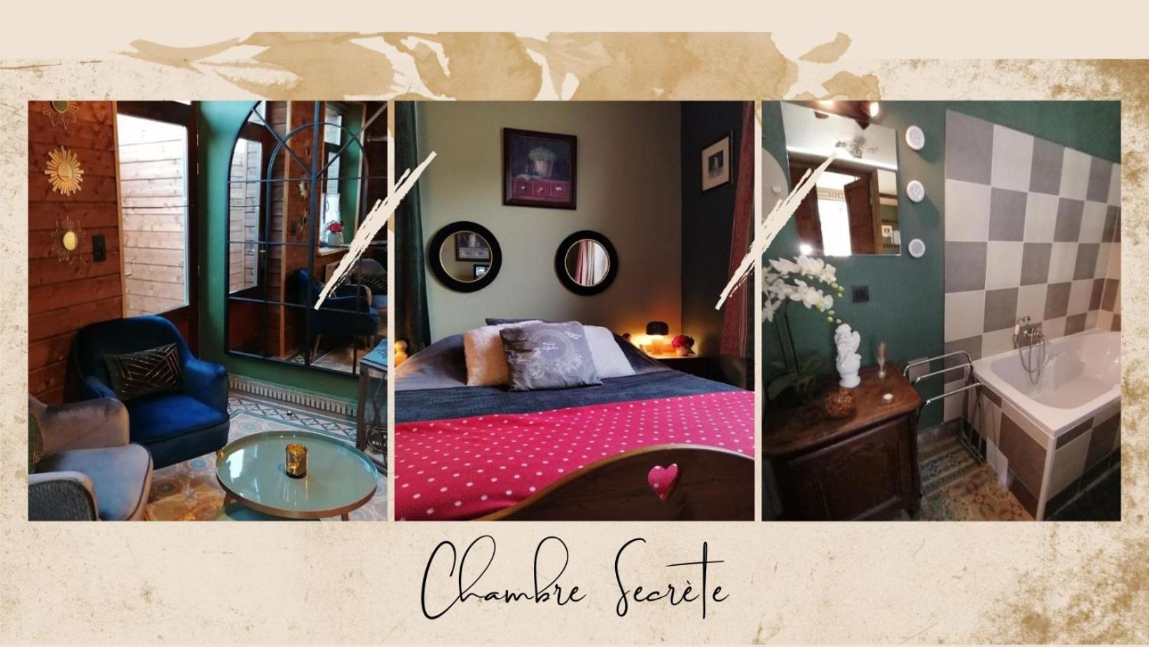 Maison D'Hote Les Notes Endormie Chambre Secrete Berzee Exteriör bild